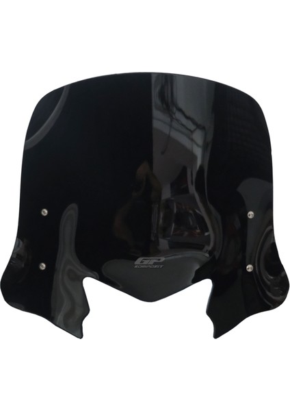 Honda Dio 2021-2024 Uyumlu Kısa Ön Cam Siyah 41 Cm