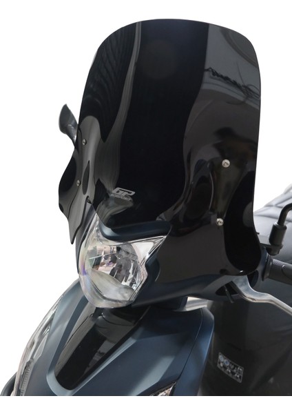 Honda Dio 2021-2024 Uyumlu Kısa Ön Cam Siyah 41 Cm modelleri