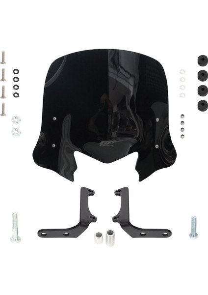 Honda Dio 2021-2024 Uyumlu Kısa Ön Cam Siyah 41 Cm indirimleri