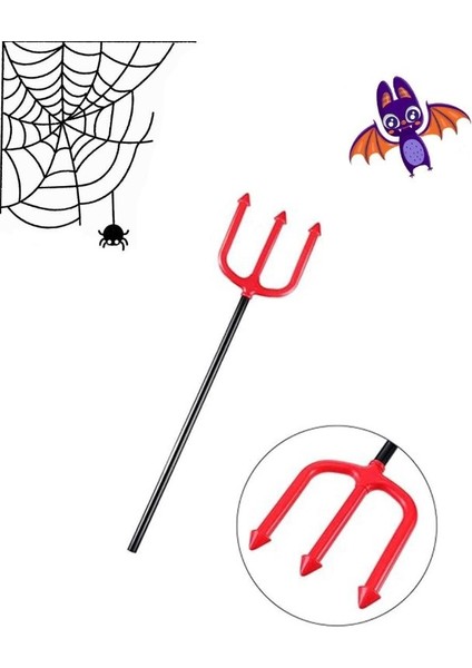 Halloween Çocuk Şeytan Mızrağı Plastik 48CM AST6748