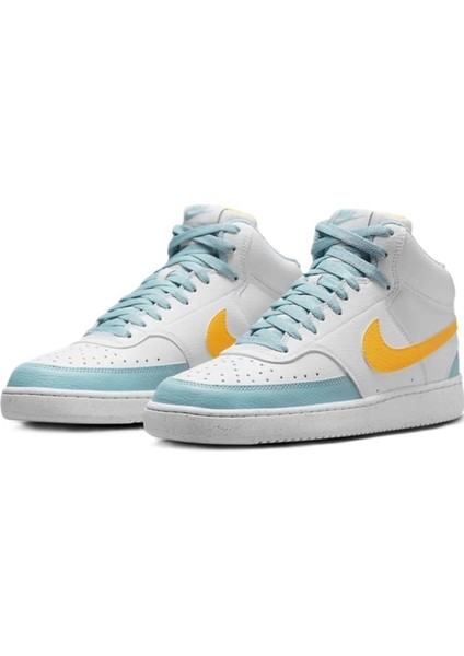 Court Vision Mid Sneaker Bilekli Günlük Beyaz Spor Ayakkabı modelleri