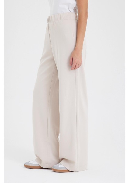 Kadın Jovie Kemik Yumuşak Dokulu Yüksek Bel Wide Leg Pantolon (Cupro) modelleri