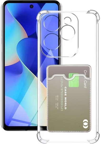 Tecno Spark 10 Pro Kılıf Sfy Kartlıklı Kamera Korumalı Silikon