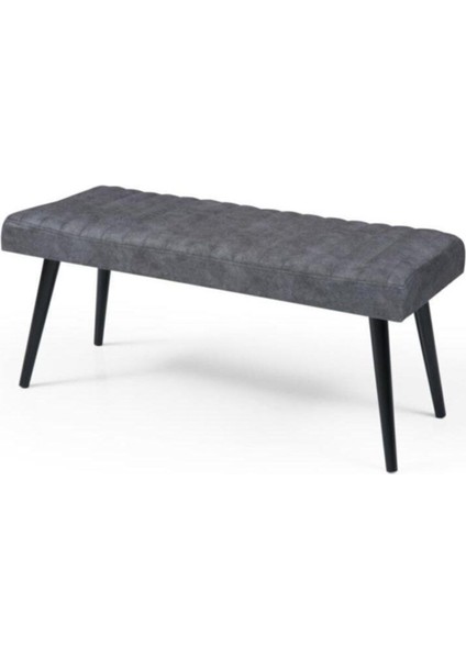 Mutfak Bank Bench Oturma Markiz 110CM Gri/antrasit Kumaş