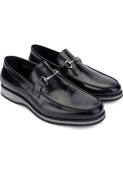 Erkek Hakiki Deri Siyah Açma Loafer Ayakkabı 183 30351 Erk Ayk Y24 Sıyah Acma fiyatları