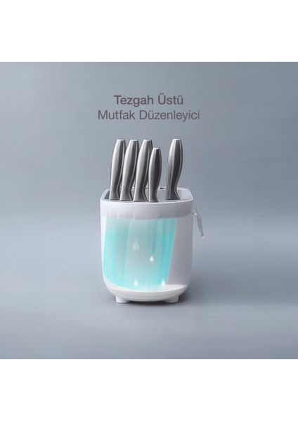 ecoco Tezgah Üstü Bölmeli Baharatlıklı Çekmeceli Mutfak Düzenleyici fırsatları