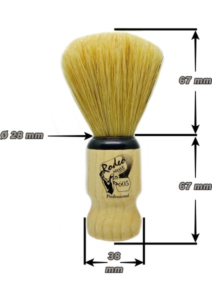 Classic Tıraş Makinesi, Tıraş Fırçası Rodeo 605, Derby Tıraş Sabunu, Tıraş Bıçağı Set