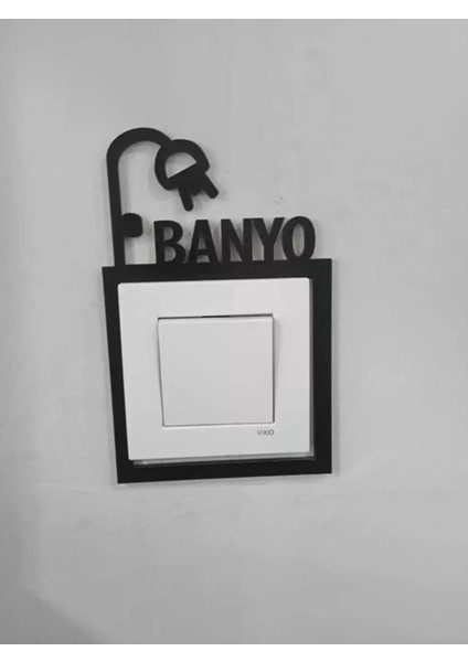 Banyo Ahşap Priz Çerçevesi