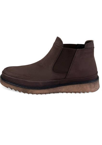 Aniana Kahve Erkek Deri Chelsea Bot modelleri