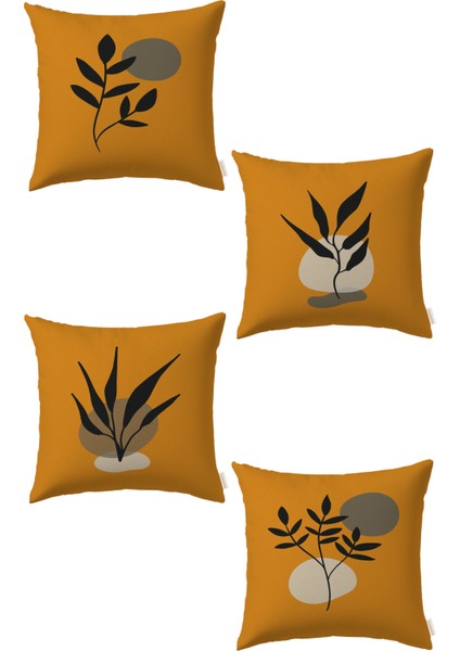 Çiçek 4’lü Kırlent Kılıf DS21