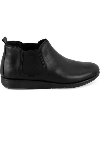 Kayley Siyah Kadın Aerocomfort Lastikli Deri Chelsea Bot fiyatları
