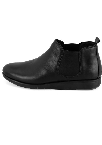 Kayley Siyah Kadın Aerocomfort Lastikli Deri Chelsea Bot modelleri