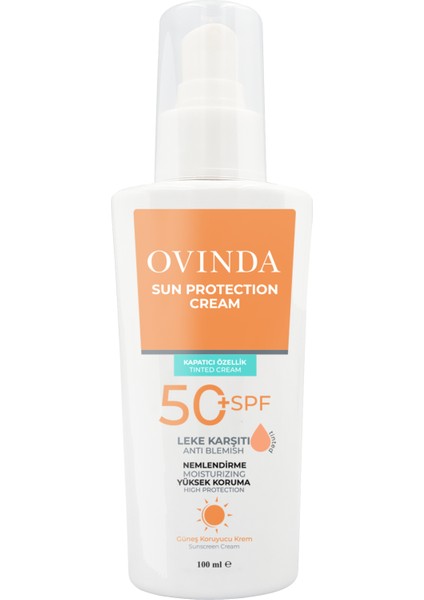 Yüksek Korumalı Leke Karşıtı Ve Cilt Tonu Eşitleyici Renkli Tinted Güneş Kremi Spf 50+ 100 ml