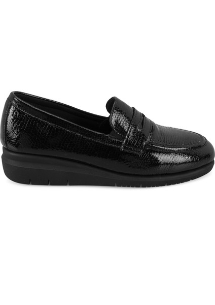 Haylie Siyah Kadın Aerocomfort Kroko Baskılı Deri Günlük Ayakkabı fiyatları