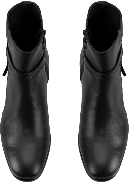 Hallie Siyah Kadın Aerocomfort Topuklu Deri Bot indirimleri