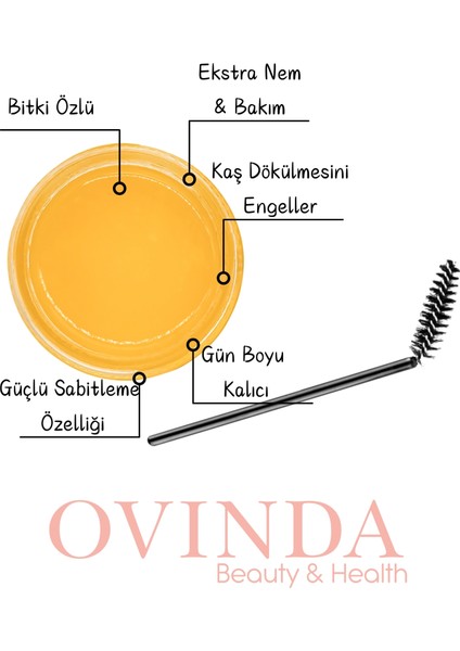 Eyebrow Shaper Wax Kaş Şekillendirici Sabitleyici 50 ml