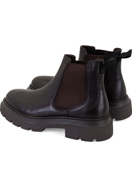 Pietsa Kahve Erkek Lastikli Deri Chelsea Bot fırsatları