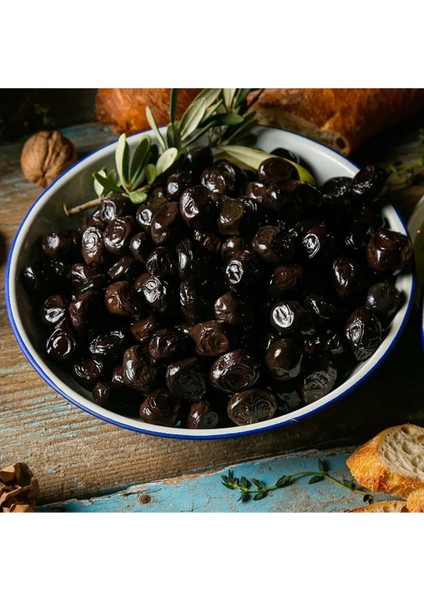 Taş Baskı Gemlik Siyah Fıçı Özel Iri Siyah Zeytin 1,5 kg 231-260