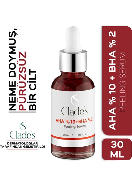 Aha %10+ Bha %2 Peeling Serum 30 ml