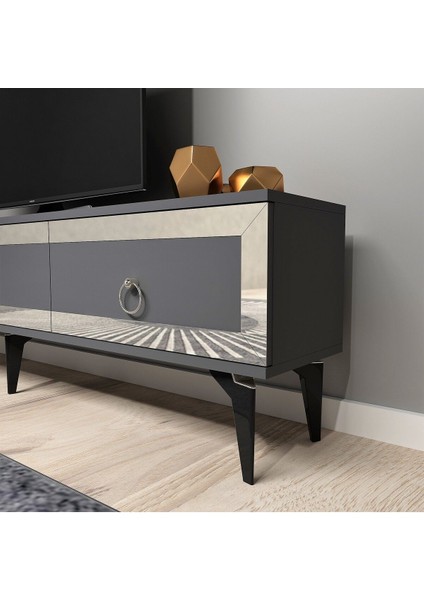 Ponnydh Tv Ünitesi Antrasit Gümüş modelleri