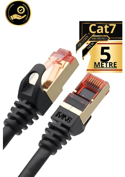 Cat 7 Kablo /5 METRE/10GBPS-600 MHZ-10000MBPS%27E Kadar./ Ethernet Kablosu