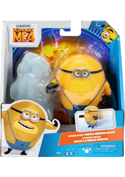 Minions Despicable Me 4 Çılgın Hırsız Aksiyon Figür Minyonlar Figür Çılgın Hırsız Dave - 10 cm