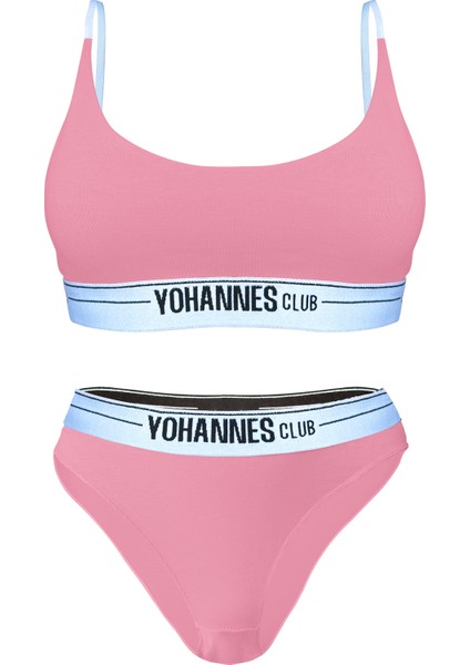 Yohannes Club Yohannesclub, Kadın, Iç Çamaşırı Takımı, (Bralet-Slip), Pudra