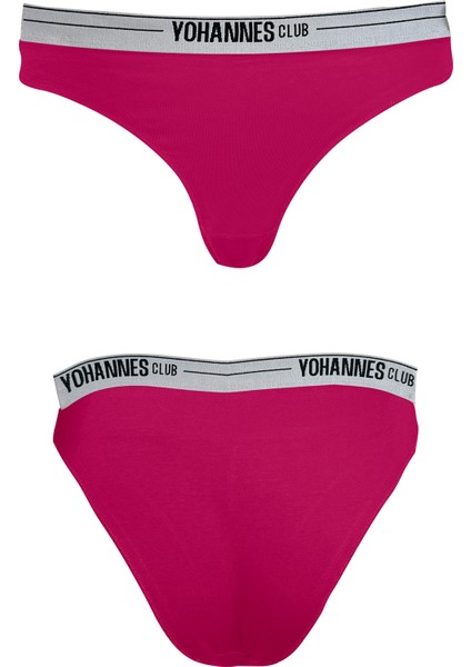 Yohannes Club Yohannesclub, Kadın, Iç Çamaşırı Takımı, (Bralet-Slip), Pembe/fuşya