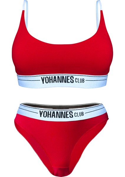 Yohannesclub, Kadın, Iç Çamaşırı Takımı, (Bralet-Slip), Kırmızı fırsatları