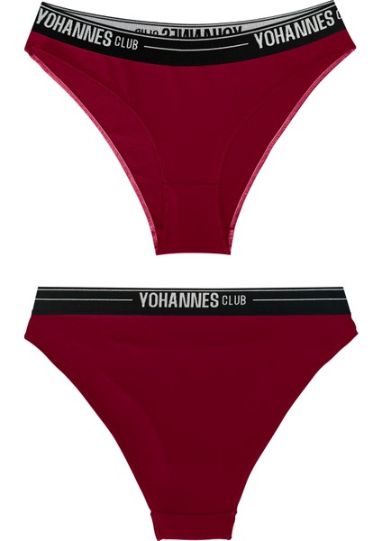 Yohannes Club Yohannesclub, Kadın, Iç Çamaşırı Takımı, (Bralet-Slip), Bordo