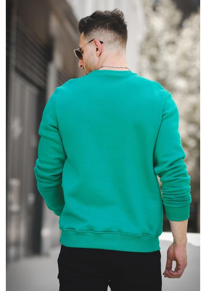 Gomez Fitted Üç Iplik Şardonlu Içi Pamuklu Bisiklet Yaka Sweatshirt fırsatları