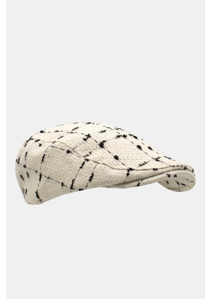 Erkek Kışlık Flat Cap Desenli Yünlü Kasket Şapka fiyatları