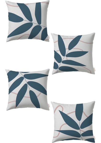 Çiçek 4’lü Kırlent Kılıf DS24