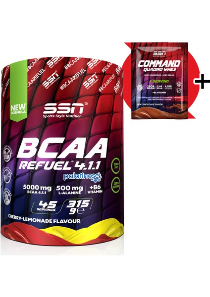 Bcaa 4.1.1 315 gr (Cherry Lemade / Vişne-Limonata) Aminoasit