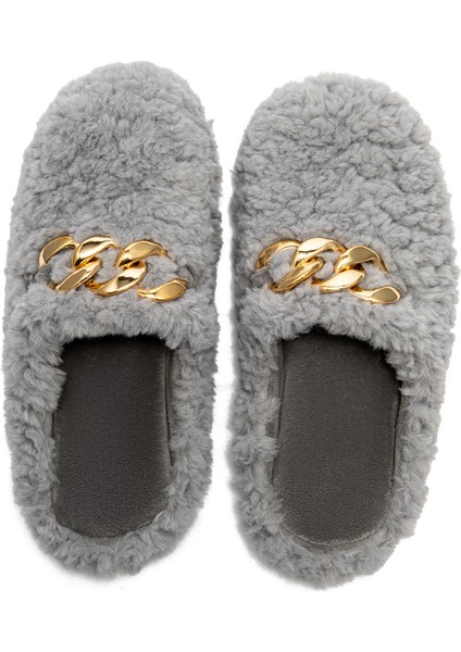 Mia Kadın Ev Terliği Gri 36/41