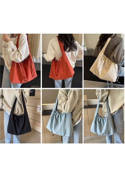 Omuz Çantası Çapraz Çanta Taşınabilir Yüksek Kaliteli Rahat Tuval Malzemesi Popüler Stil, Turuncu (Yurt Dışından) fiyatları