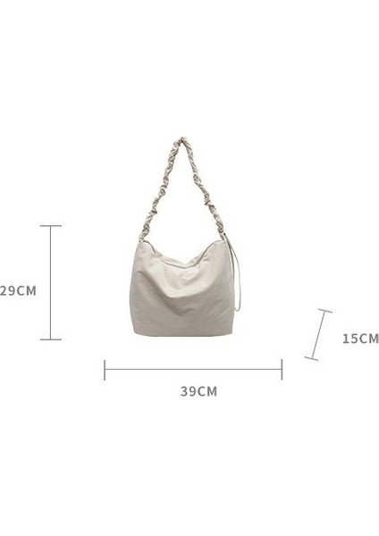 Omuz Çantası Çapraz Çanta Taşınabilir Sokak Stili Içın Yüksek Kaliteli Sağlam Rahat Naylon Kumaş, Pembe (Yurt Dışından) modelleri