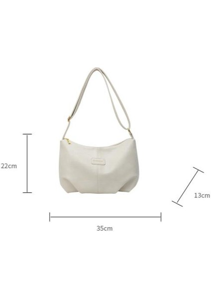 Omuz Çantası Çapraz Çanta Taşınabilir Yüksek Kaliteli ve Konforlu Pu Malzeme Basit Stil, Siyah (Yurt Dışından) modelleri