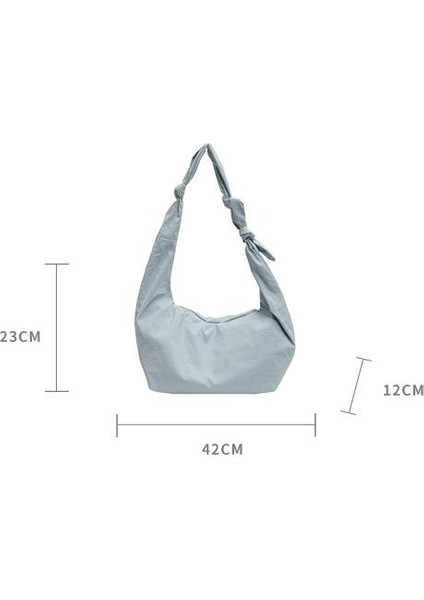 Omuz Çantası Çapraz Çanta Taşınabilir Yüksek Kaliteli ve Konforlu Naylon Malzeme Popüler Stil, Mavi (Yurt Dışından) modelleri