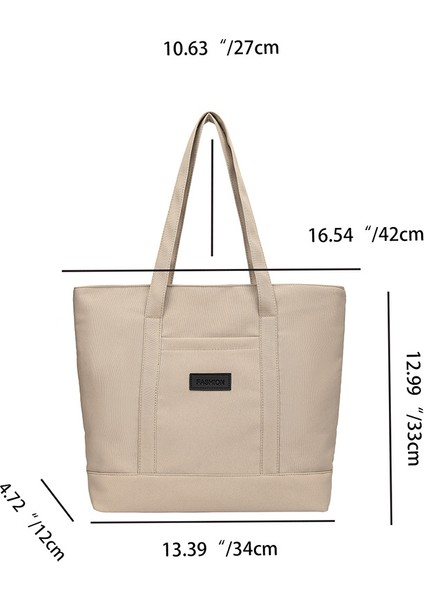 Omuz Çantası Çapraz Çanta Taşınabilir Yüksek Kaliteli Naylon Malzeme Popüler Stil Büyük Kapasite, Haki (Yurt Dışından) modelleri