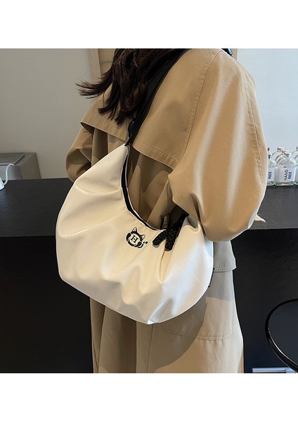 Omuz Çantası Çapraz Çanta Taşınabilir Yüksek Kaliteli Aşınmaya Dayanıklı Oxford Kumaş Malzemesi Popüler Stil , Gri (Yurt Dışından) fiyatları