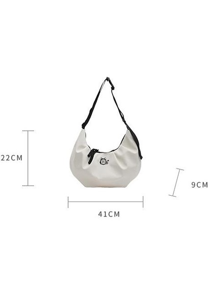 Omuz Çantası Çapraz Çanta Taşınabilir Yüksek Kaliteli Aşınmaya Dayanıklı Oxford Kumaş Malzemesi Popüler Stil , Gri (Yurt Dışından) modelleri