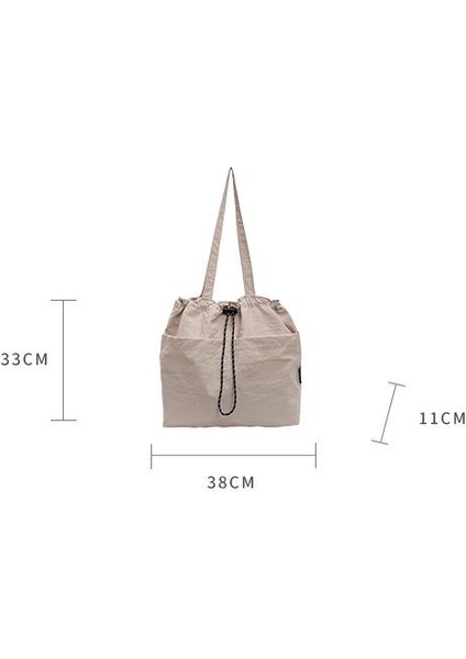 Omuz Çantası Çapraz Çanta Taşınabilir Çok Yönlü Stil Içın Yüksek Kaliteli Hafif Naylon Kumaş, Kahverengi (Yurt Dışından) modelleri