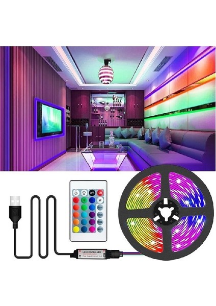 CT-4566 Usb'li Tv Arkası Rgb LED 3mt