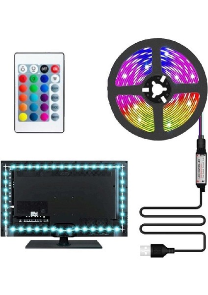 CT-4566 Usb'li Tv Arkası Rgb LED 3mt