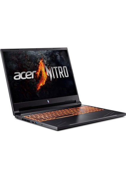 Nitro V16 ANV16-41 Amd R7 8845HS Aı 32GB Ddr5 1tb SSD 8GB/RTX4060 Freedos 16" 165Hz Wxuga IPS Taşınabilir Bilgisayar WNHQRUEY00306+WEBLEGELSINÇANTA