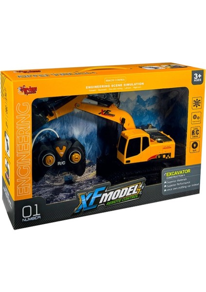 Uzaktan Kumandalı Full Fonksiyon Şarjlı Xfmodel Kazıcı (Metal Kepçe) modelleri