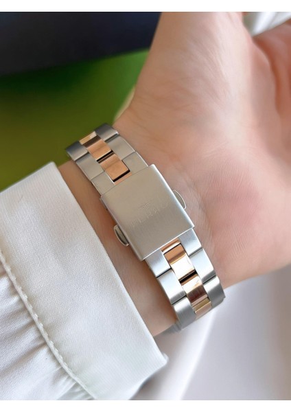 Çelik Kordon Iyon Kaplama Kasa 3 Atm Suya Dayanıklı Kadın Kol Saati+Bileklik BFL40115-XE modelleri