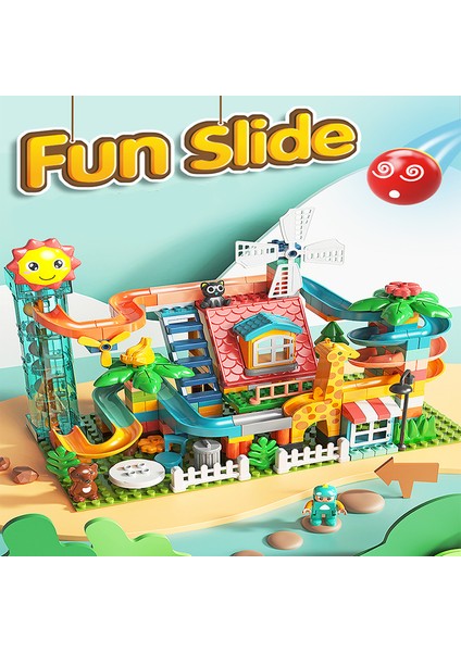 Learning Fun Marble Run Blok Yapı Seti 255 Parça - Orman Macerası