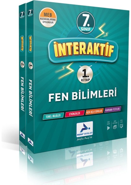 7. Sınıf İnteraktif Fen Bilimleri Çalışma Kitabı